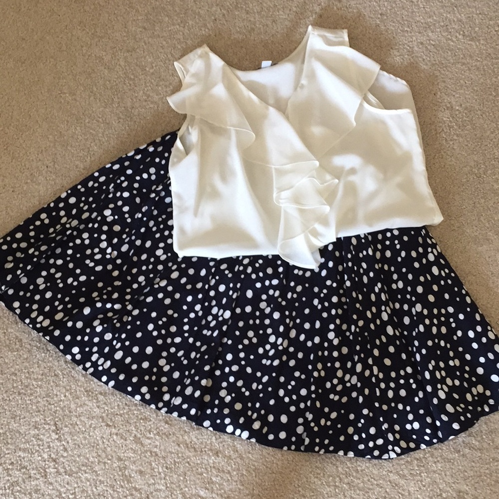 Navy/white full skirt. Size S. XXI Essentials.